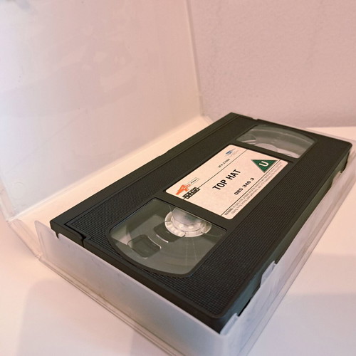 Top Hat VHS video cassette used, comedy romantic