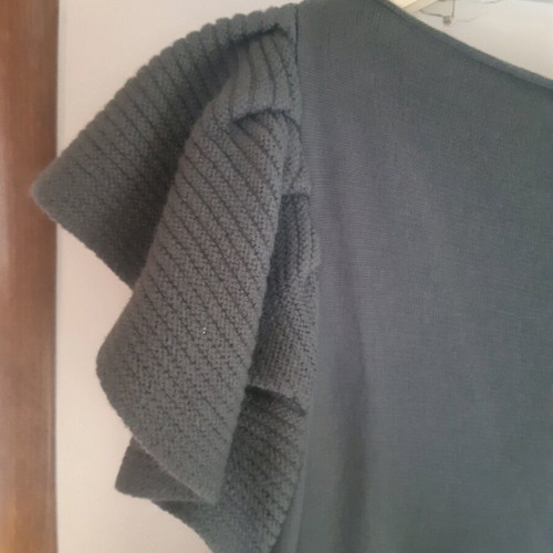 Red Valentino wool dress size M like new, grey
