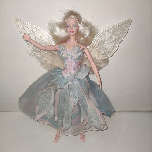 Barbie Swan Lake Odette 2003 doll used with light-up wings