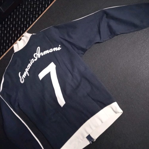 Ζακέτα φούτερ Emporio Armani 7 σαν καινούργιο, μπλε, μέγεθος L