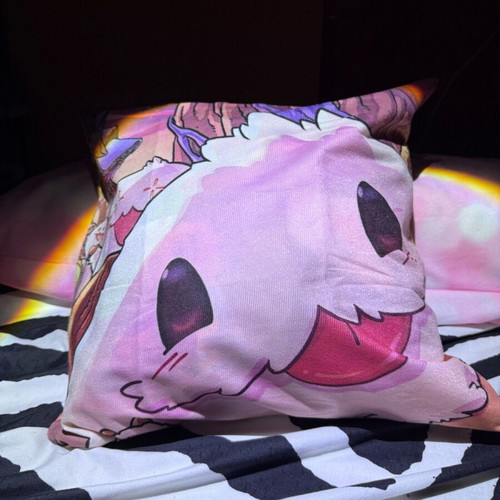 Poro decorative pillowcase League of Legends like new
