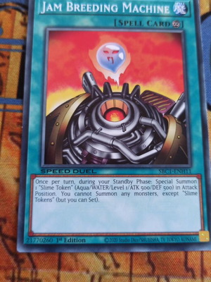 Jam Breeding Machine κάρτα Yu-Gi-Oh! σαν καινούργιο, Old School, Speed Duel
