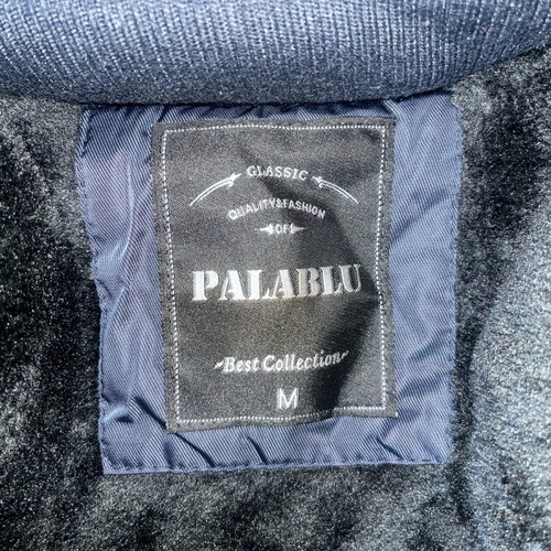 Palablu men's thick jacket like new, size Medium, dark blue
