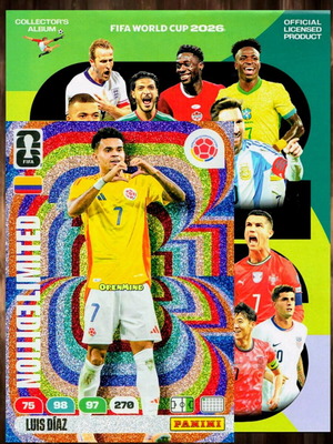 Κάρτα Diaz Limited FIFA World Cup 2026 Adrenalyn XL Colombia καινούργια