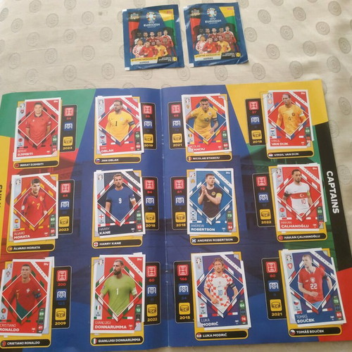 Euro 2024 album complete with 2 bonus packets