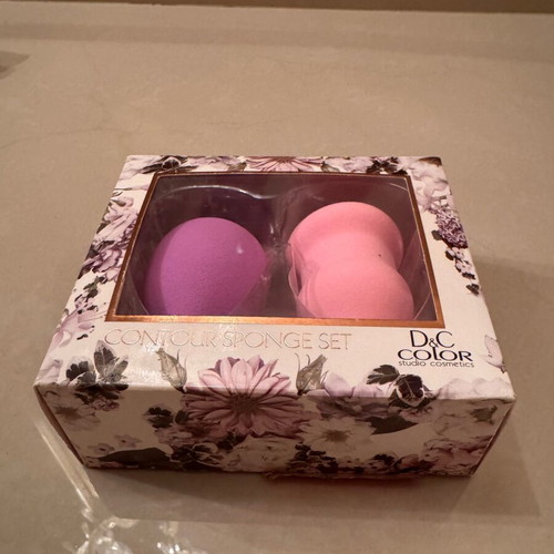 Contour sponge set D&C Color Studio cosmetics new, sealed with 2 sponges