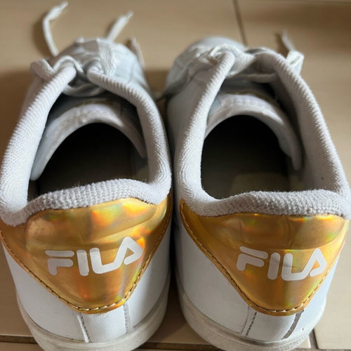 Fila athletic shoes used, white, size 41