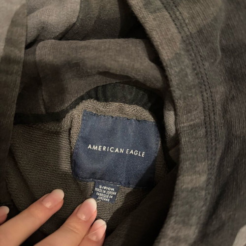 American Eagle military print sweatshirt like new, unisex