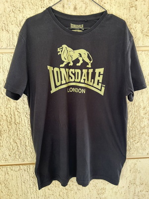 Lonsdale London men's T-shirt black size XL like new