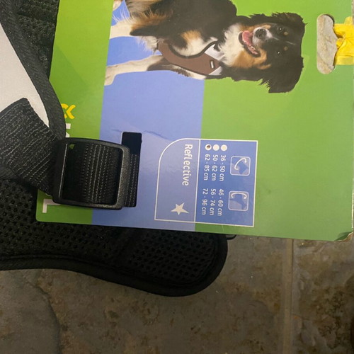 Dog chest collar with reflection, harness new