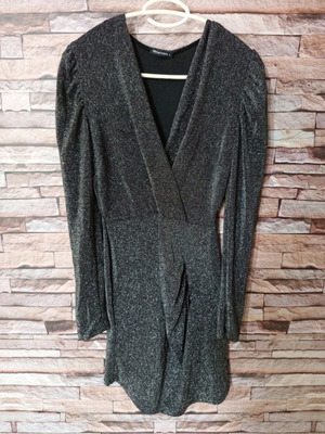 Silver lurex dress like new