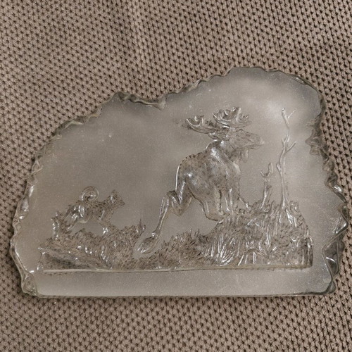 Nybro decorative crystal like new, Swedish antique 80s