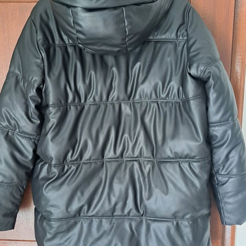 Zara jacket with leather look like new, size Medium