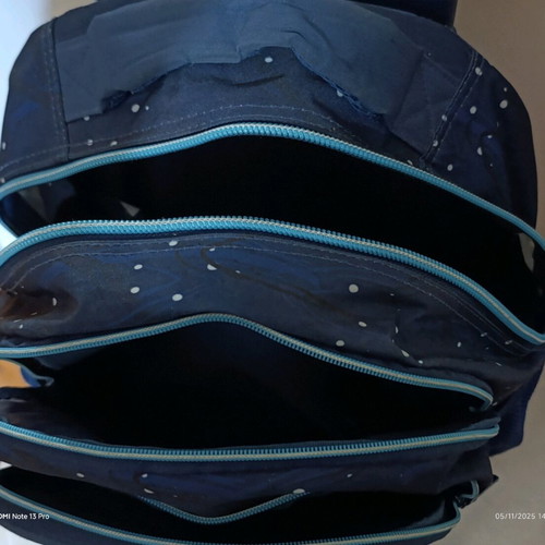 School bag for primary used with space theme and wheels