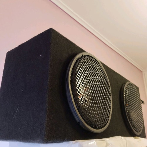 300W speakers with box, new