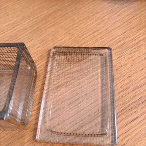 Crystal decorative box used from 1960 with lid