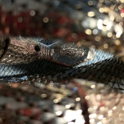 Whiting & Davis snake bracelet like new, stainless steel plated