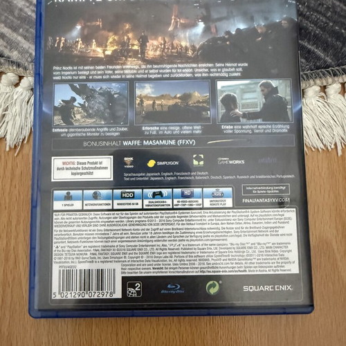 Final Fantasy XV PS4 game