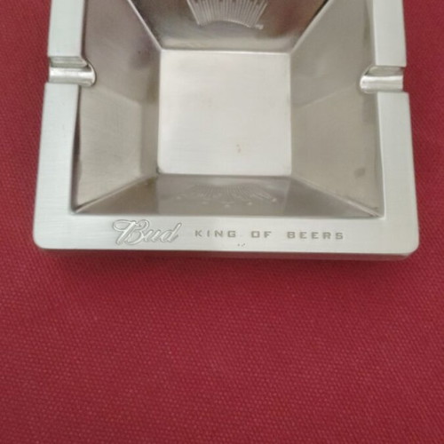 Ashtrays Passoa aluminum set of 2 and 1 Budweiser iron new