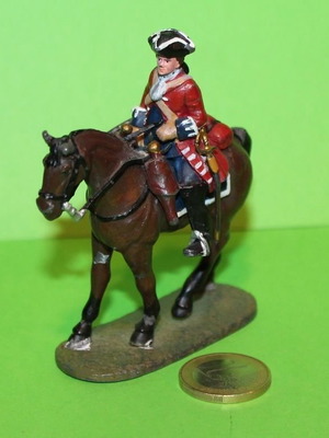 Del Prado Μολυβένιο Στρατιωτάκι Marlborough Cavalryman at Blenheim 1704 μεταχειρισμένο