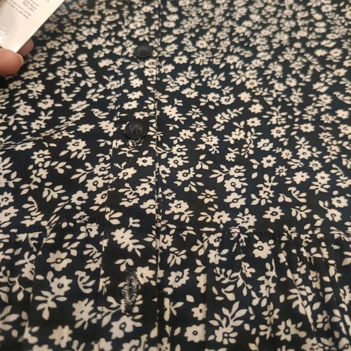 Energiers Thin Cotton Dress new, size 10, black and white