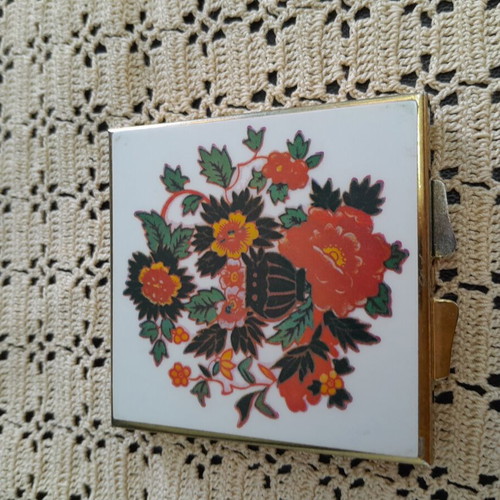 Double Japan Bag Mirror used, bronze