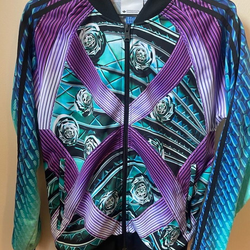 Adidas Mary Katrantzou Zip Jacket σαν καινούργιο, πολύχρωμο, μέγεθος M