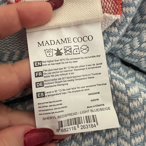 Madame Coco Sheryl quilt new 160x220cm, cotton-polyester