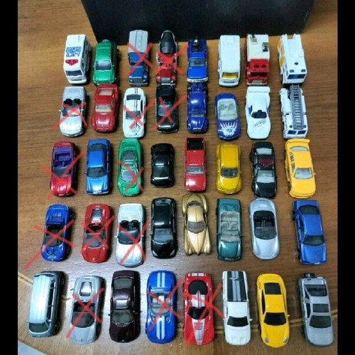 Matchbox toy car collection used, 27 pieces in good condition