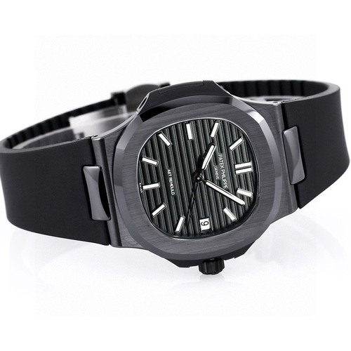 Luxury men's watch black ceramic automatic