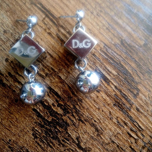 D&G silver earrings, Dolce & Gabbana