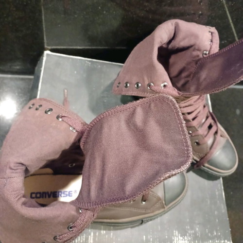 Converse All Star leather boots like new, size 36, brown