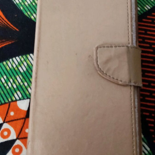 Pocox3 Pro phone case used, beige gold, card slots