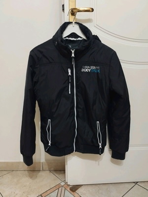 Μπουφάν BodyTalk unisex μεταχειρισμένο, μαύρο με κουκούλα