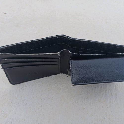 Pull&Bear black wallet used with wear