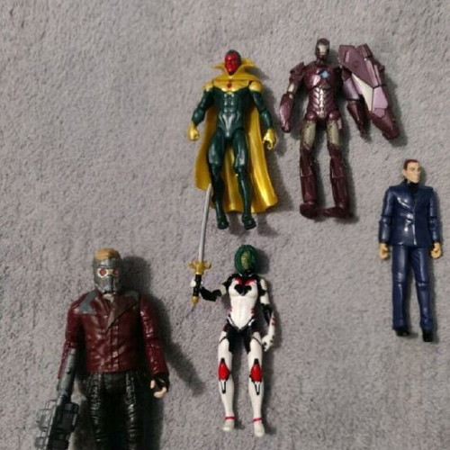 Marvel figures used