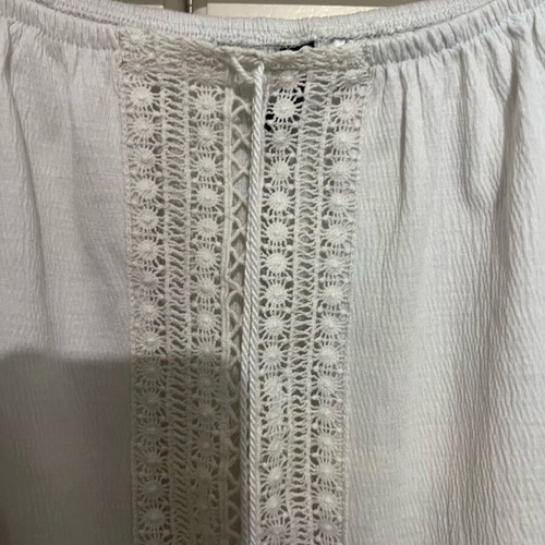 Summer top H&M white like new, size S