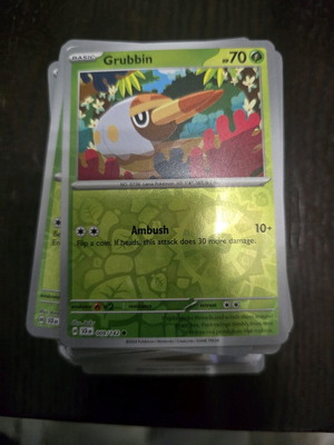 Grubbin Pokemon card new