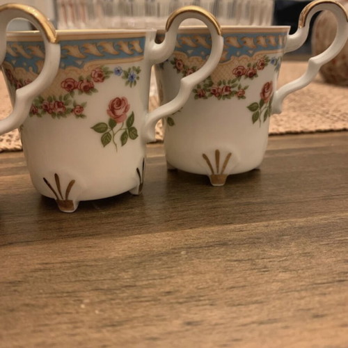 Vintage demitasse espresso-type cups BAREUTHER new, set of 5