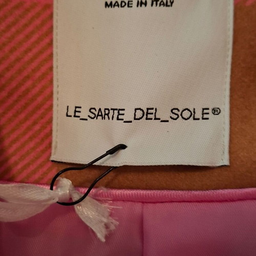 Le Sarte Del Sole coat new, pink and beige, size XL