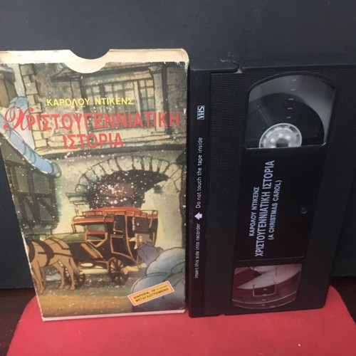A Christmas Carol VHS used, dubbed