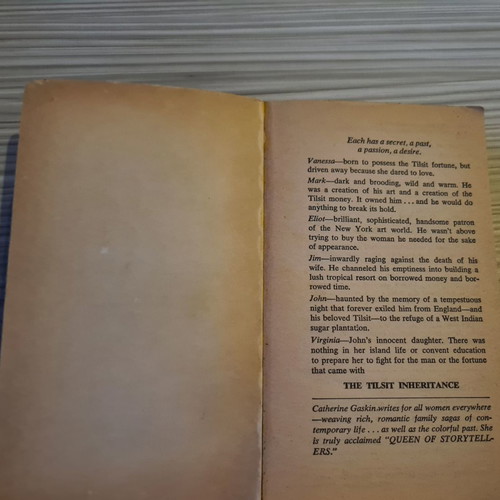 Book The Tilsit Inheritance by Catherine Gaskin used, 1981