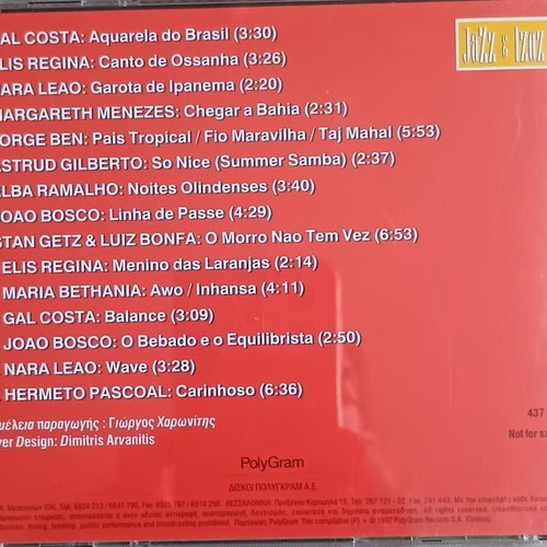 Jazz&Tzaz Brazil Tropical CD used, Eternal Summer