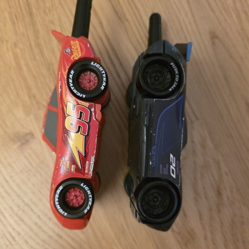 Walkie Talkie Cars used, working with batteries included in one