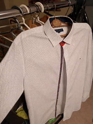 Tommy Hilfiger shirt authentic, like new, white, XXL