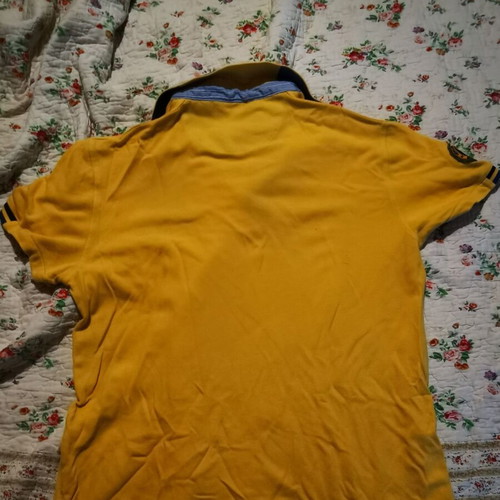Broker's Polo Shirt XL used, yellow, relaxed fit