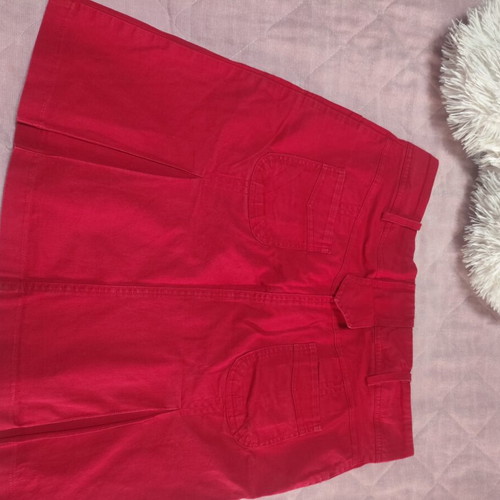 Skirt red used, size XL 42 14