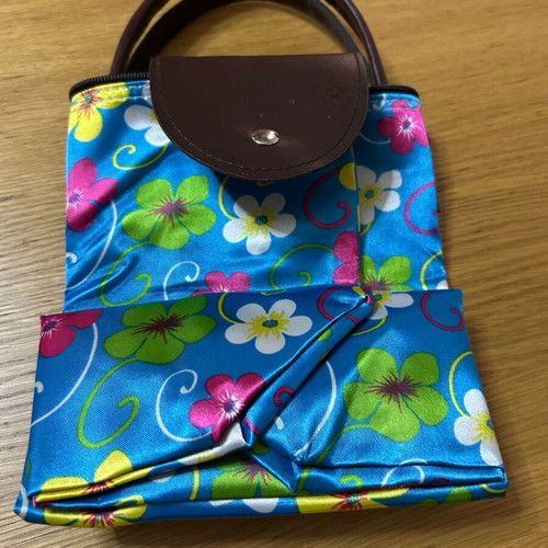 Foldable auxiliary bag new, multicolored
