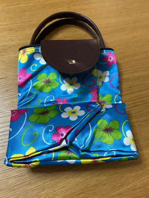 Foldable auxiliary bag new, multicolored