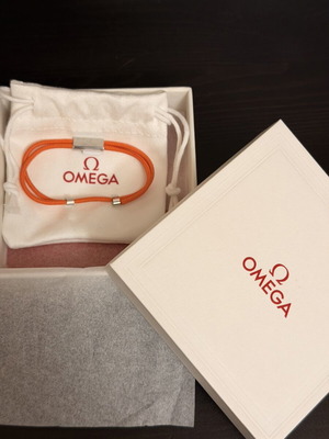 Omega Sailing Bracelet Orange, full set with box